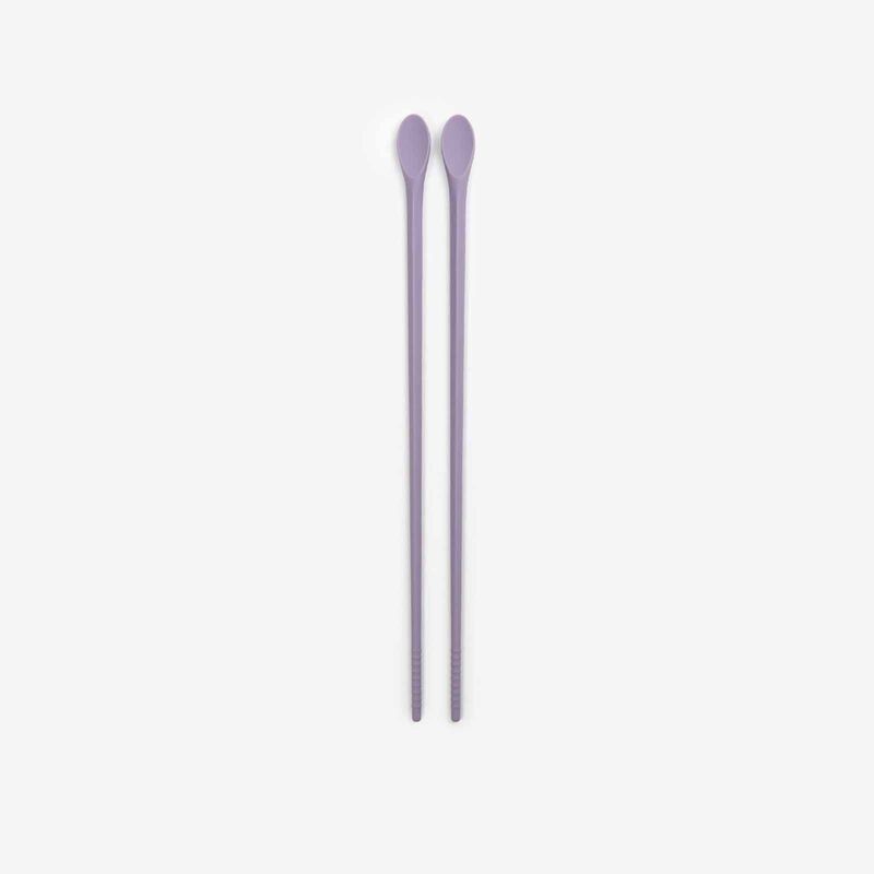 DAILYLIKE Bonbon Silicone Cookware Chopsticks Violet-image 12