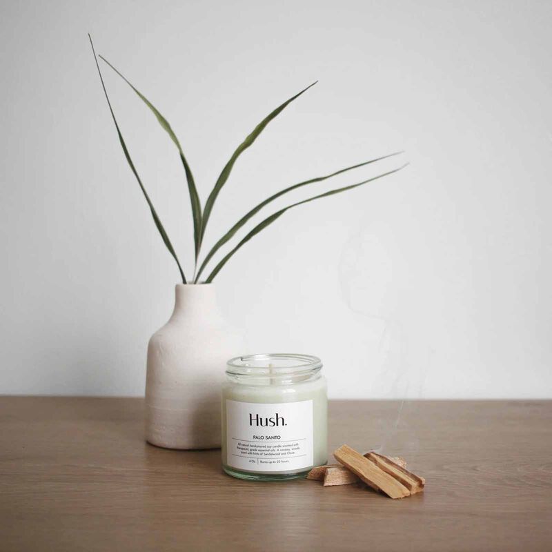 HUSH CANDL Candle - 8oz PALO SANTO-image 2