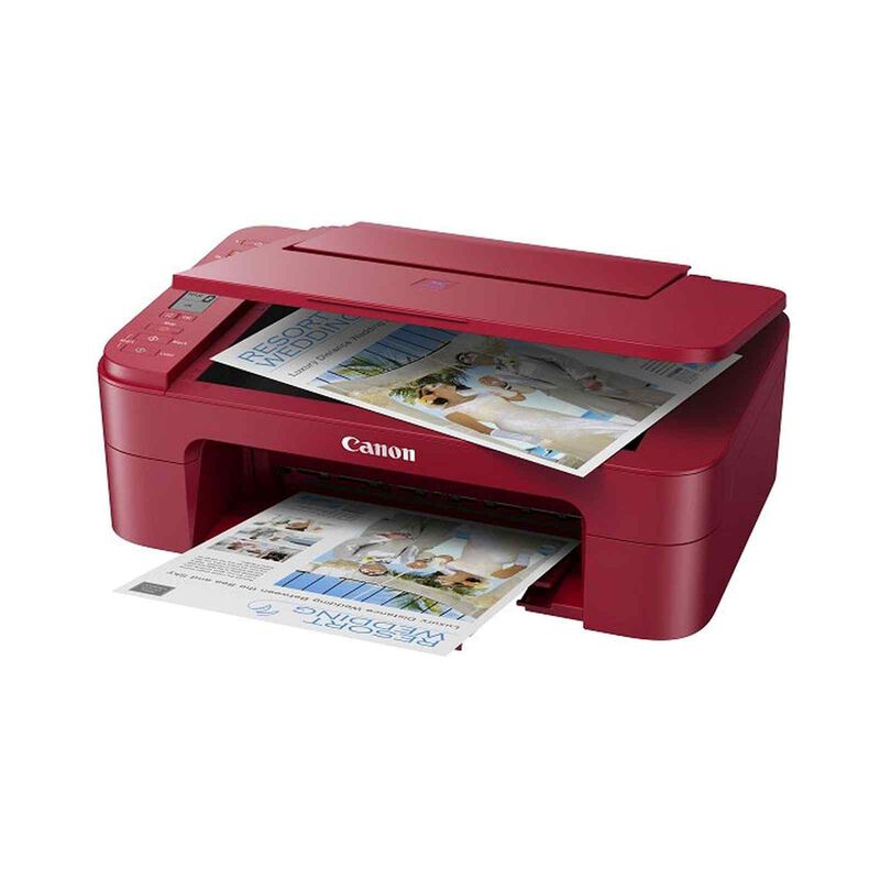 CANON All In One Inkjet Printer E3370 RED-image 4