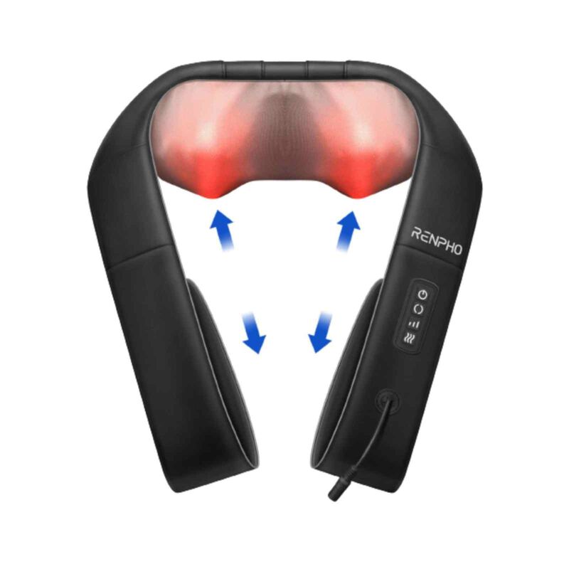 RENPHO Shiatsu Neck And Shoulder Massager With Adjustable Strap SNM066-BK-image 2