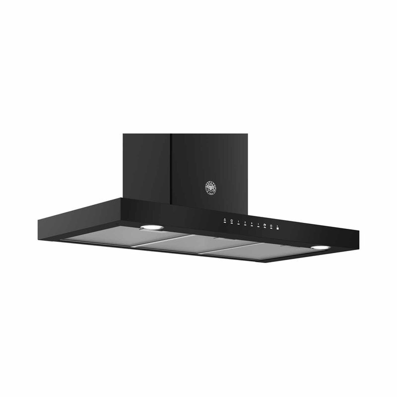 BERTAZZONI 90cm Wall Mount Hood Nero Matt KT90P1ANET-image 3