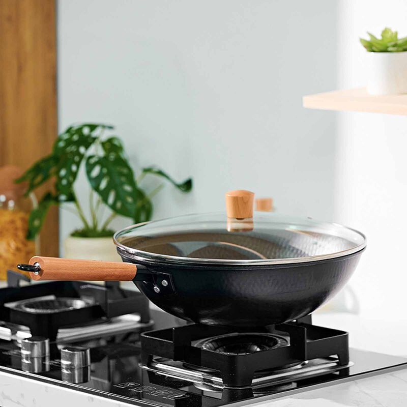 KANDA Nitrided Wok 32cm NITRIDED WOK 32CM-image 10