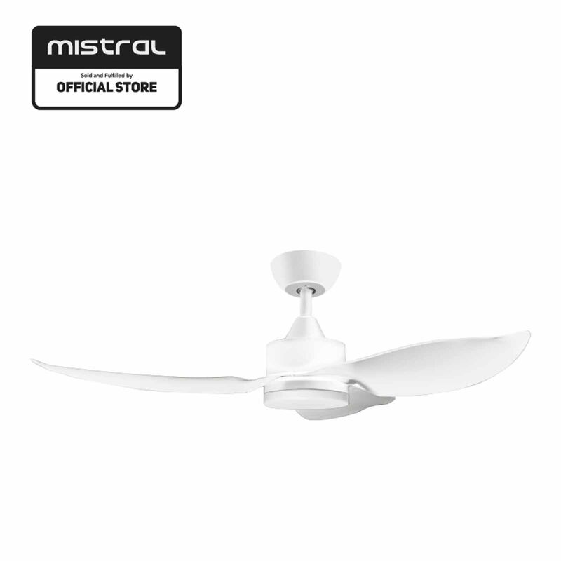 MISTRAL 54 In Ceiling Fan - White/ White SPACE54-WH-image 2