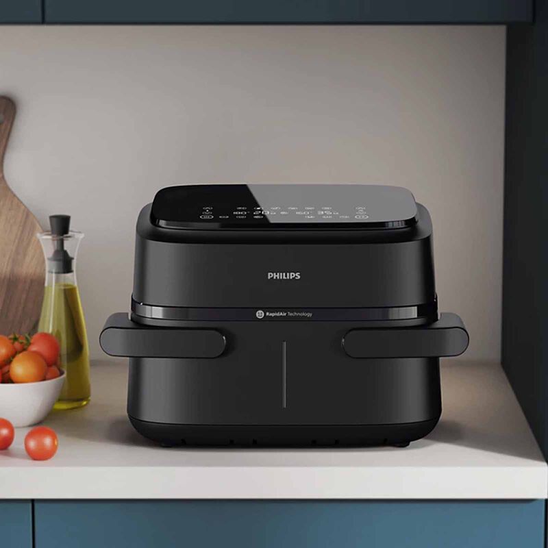 PHILIPS Series 1000 Airfryer Dual Basket (7.1l) NA150/09-image 8