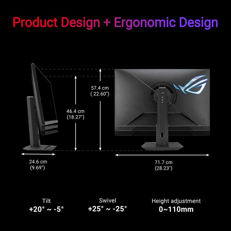 ASUS 31.5in Rog Strix 4k 160hz Gaming Monitor XG32UCG-image 13