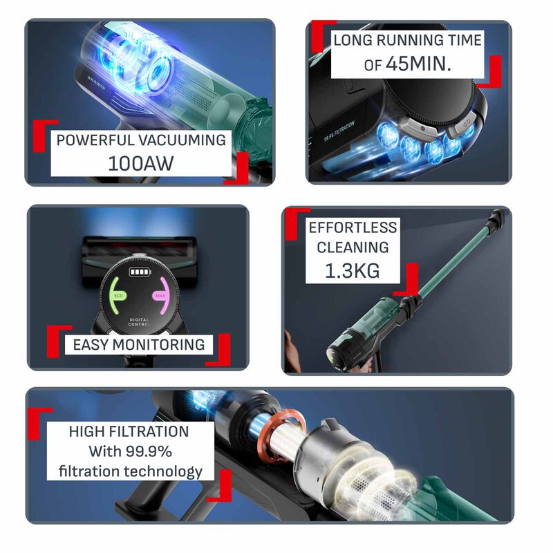 TEFAL X-force 8.80 Handstick Vacuum Cleaner TY1831-image 3
