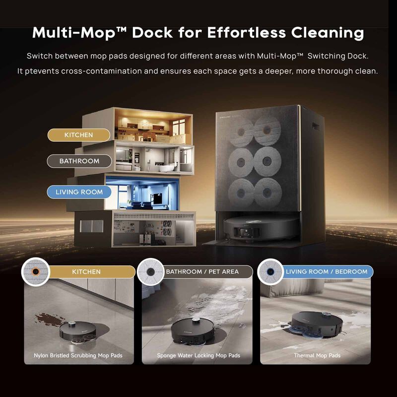 DREAME Matrix 10 Robot Vacuum Cleaner DM-MTX10-GL-image 9