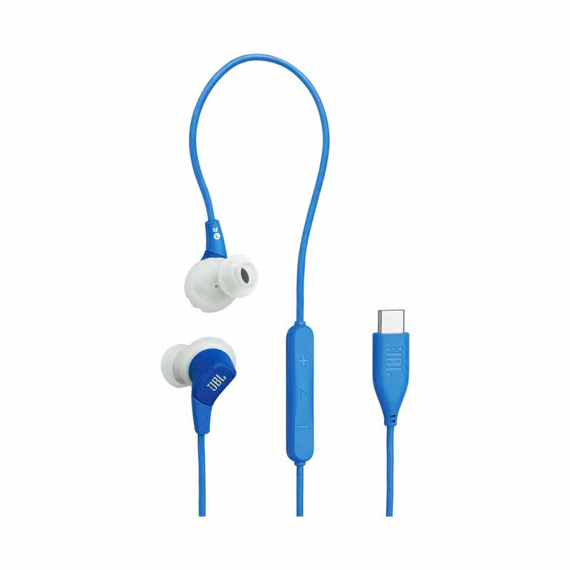 JBL Usb-c Wired Sport Headphones ENDURANCE RUN 3C BLUE-image 1