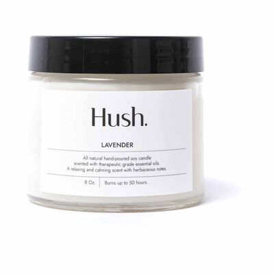 HUSH CANDL Candle - 8oz LAVENDER