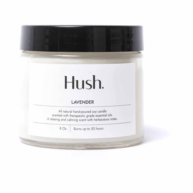 HUSH CANDL Candle - 8oz LAVENDER-image 1