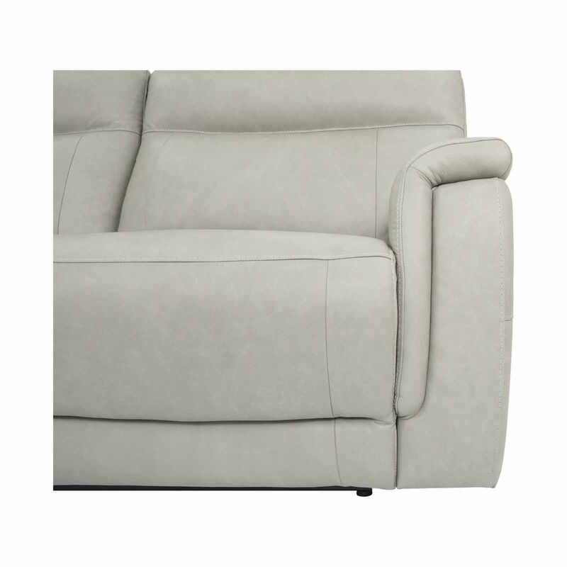 3rr-m Seater (fl) Lt Grey Full Leather Sofa KAROLYNN-image 3