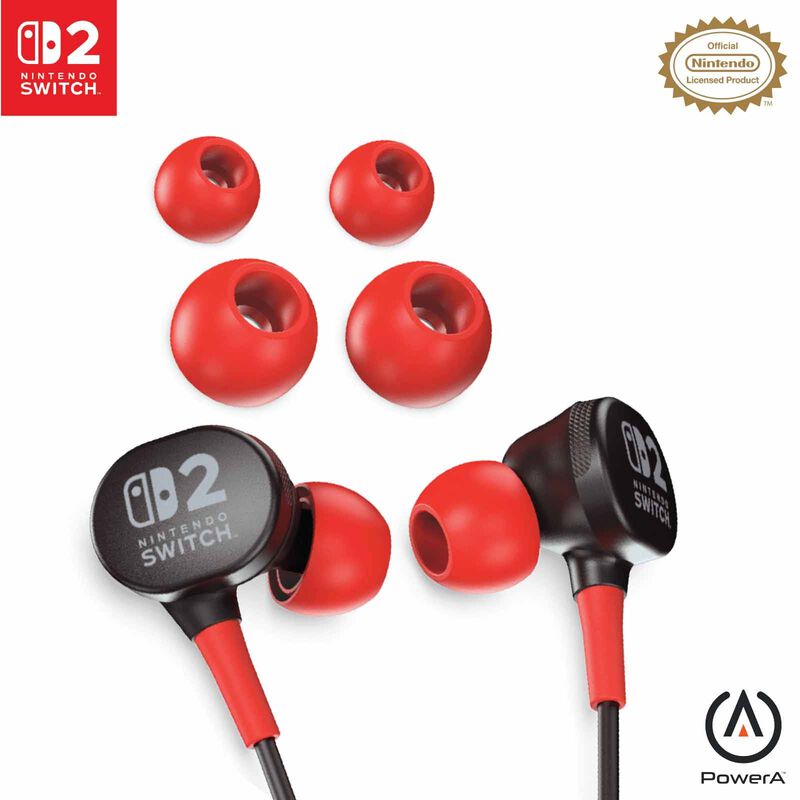 POWERA Nsw2 Wired Earbuds Black NSHS0531-01-image 4