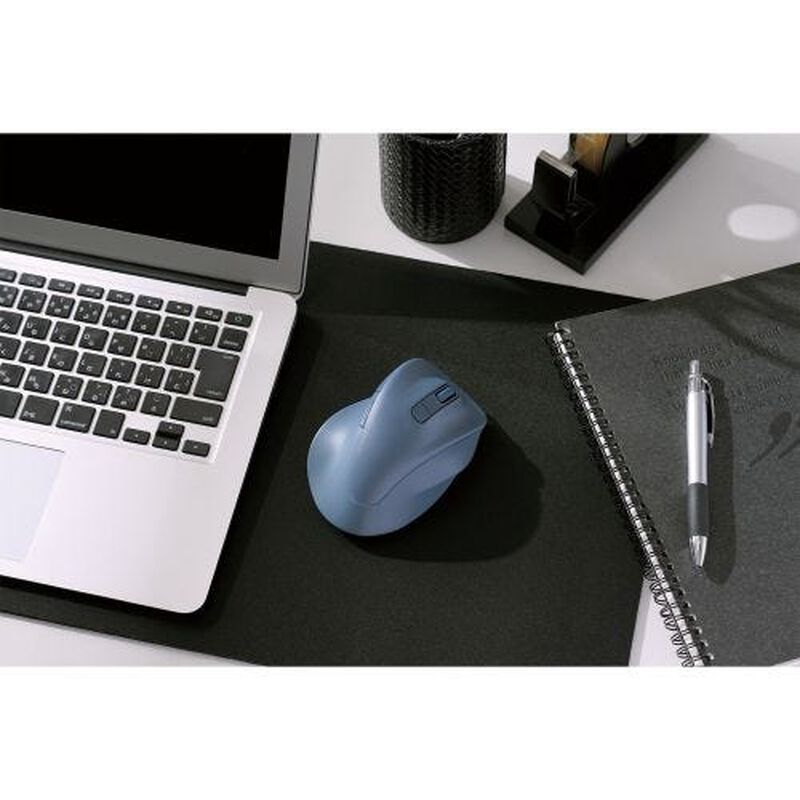ELECOM Bluetooth 5 Buttons Anti Bacterial Silent Blue (l Sz) M-XGL30BBSKBU-image 3