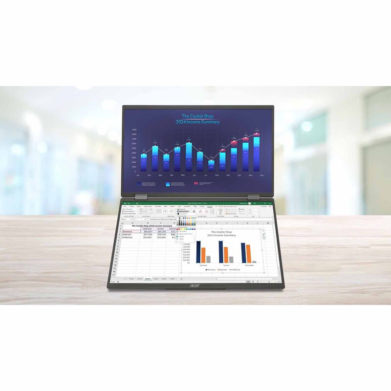 ACER 18.5in Fhd Led - Dual Screen (bottom Touch) PD193QT B-image 7