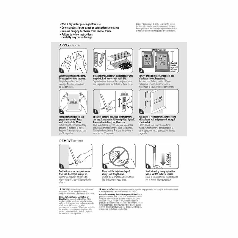 3M COMMAND Narrow White 8strips 17207-image 3