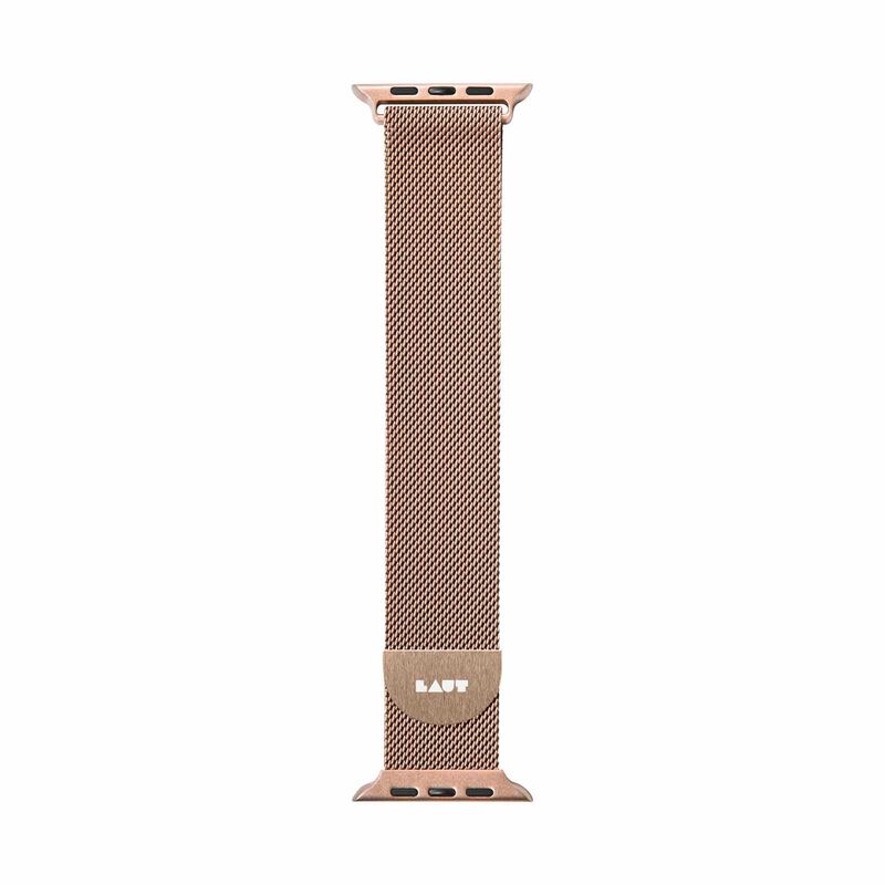 LAUT Apple Watch Band Steel Loop For (38/40/41mm) - Gold (bands Only) LAUT_AWS_ST_GD-image 1