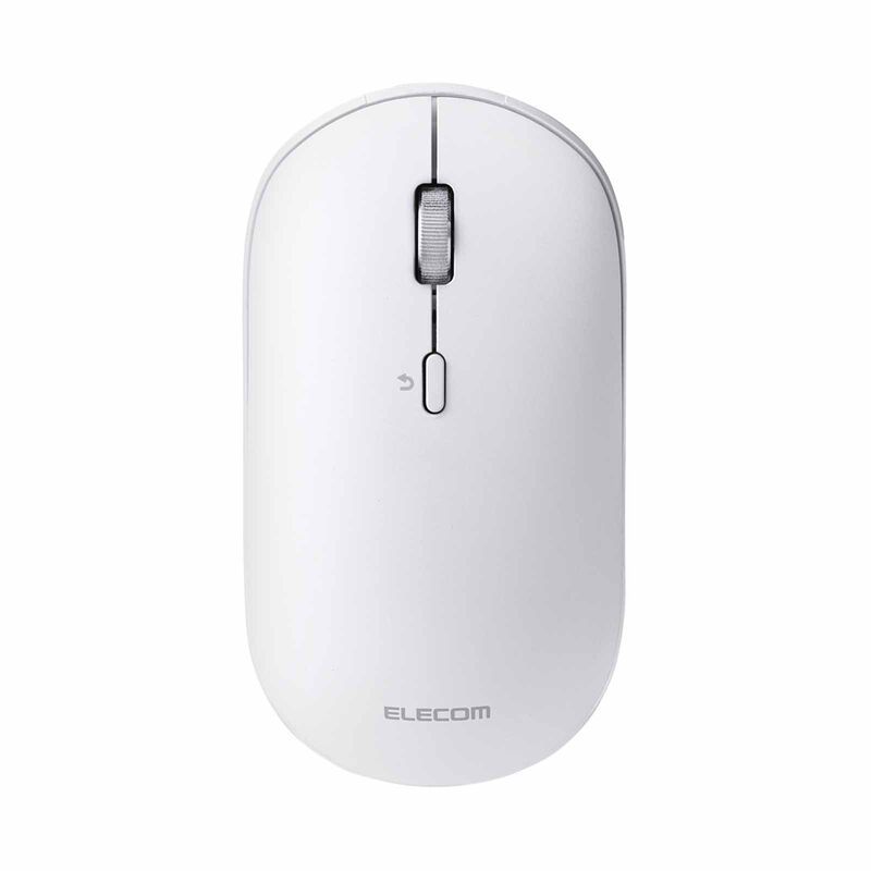 ELECOM Dual Mode Wireless Chargeable Silent Mouse White M-TM25MBMSAWH-image 1