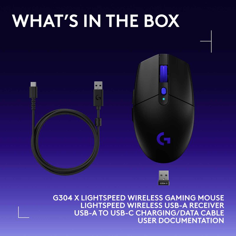 LOGITECH G304 X Lightspeed Wl Gaming Mouse Blk 910-007867-image 16