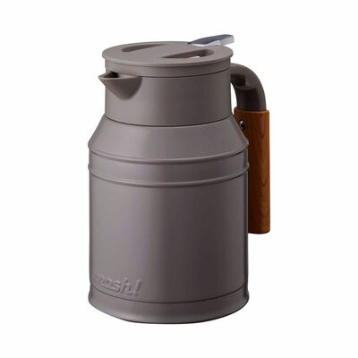 MOSH Double-wall S/steel Bottle 1000ml - Brown DMTK1.0BRK