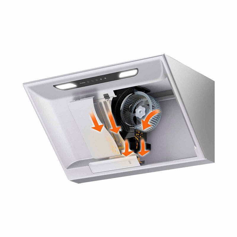 FUJIOH Inclined Hood (r) (70cm) - Texture Black (exclude Installation) FR-SC2070 R XBK-image 3