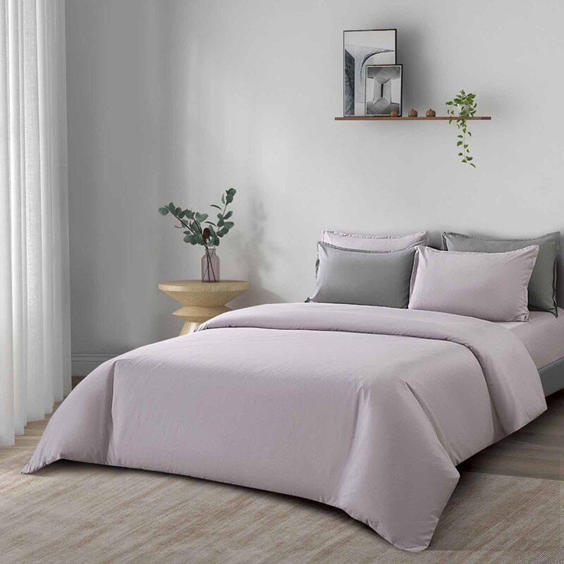 EPITEX Fitted Bed Set - Dobby (online Only) Grey - King SILKYSOFT-image 3