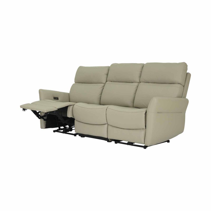 SOLOTTI 3rr-e Seater (hl) Beige Half Leather Sofa ZHAYLEN-image 3