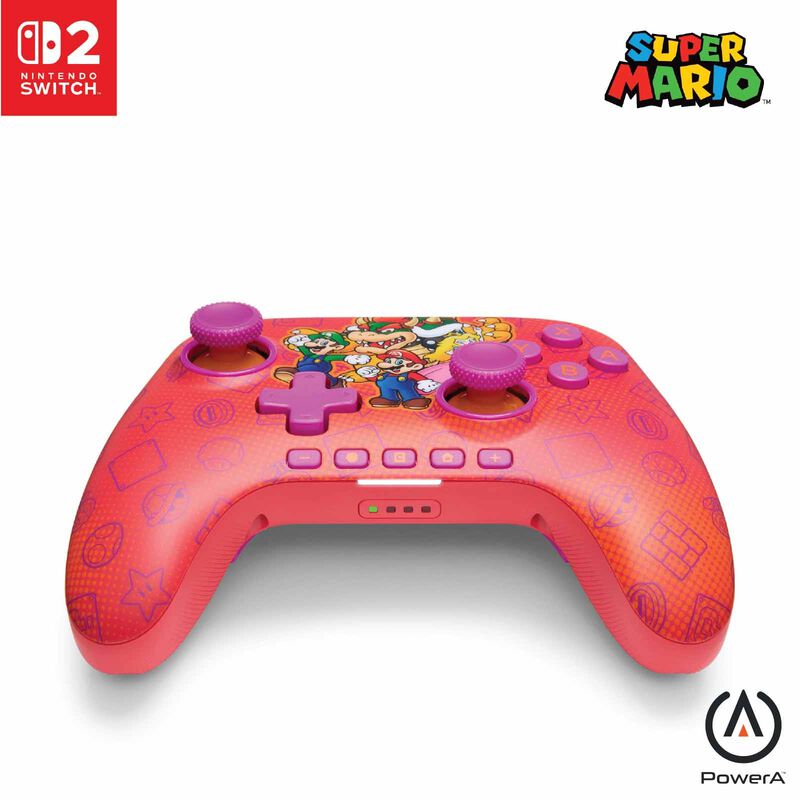 POWERA Nsw2 Advantage Wireless Controller Mario And Friends NSGP0548-01-image 3