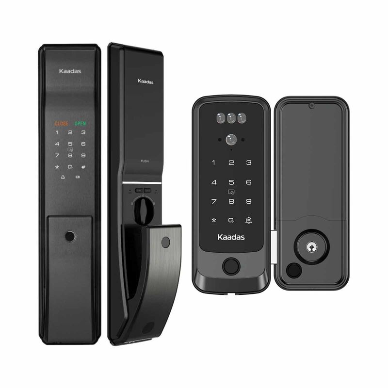 KAADAS Door + Gate Locks Bundle K9-5W SPACE GREY + R9KFV-image 1