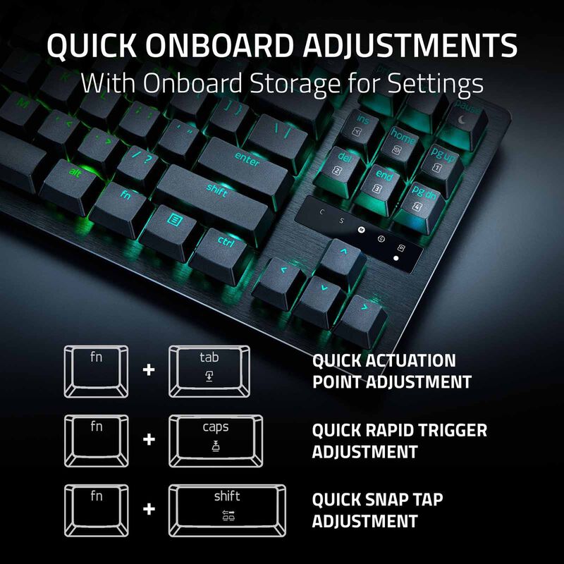 RAZER Huntsman V3 Tenkeyless 8khz - Analog Optical Esports Keyboard - Us Layout &ndash; Frml RZ03-05750100-R3M1-image 11