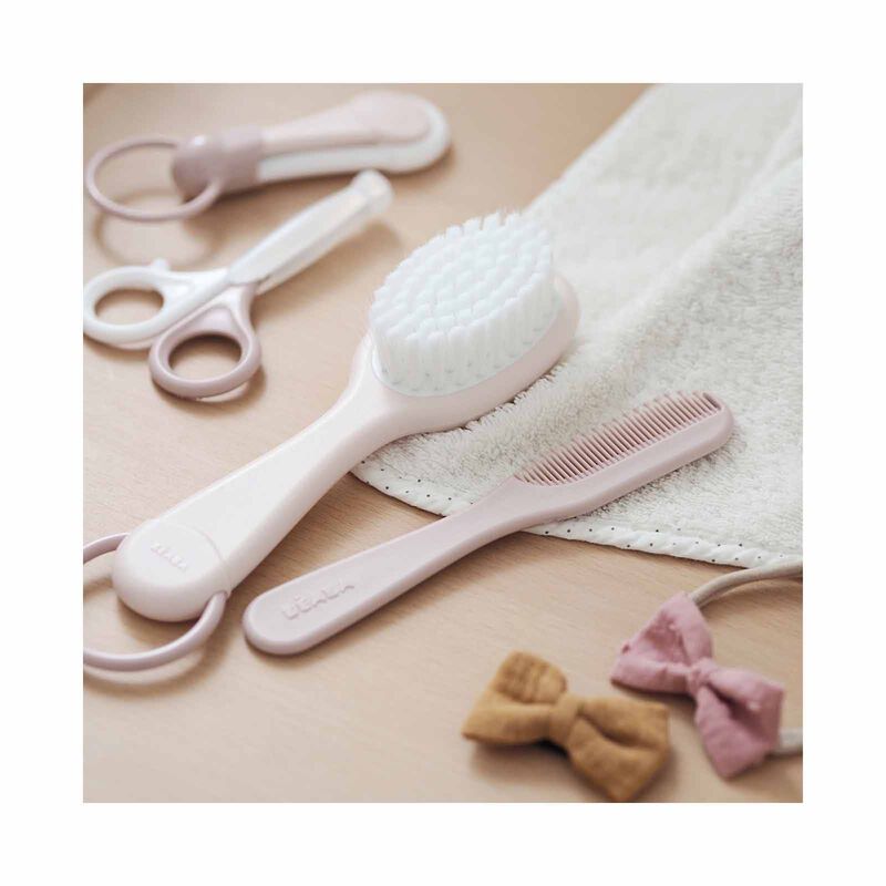BEABA Brush & Comb - Old Pink (online) BABY-image 3