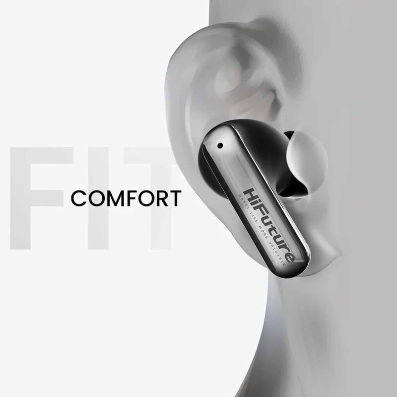 HIFUTURE Sonicair - Black Tws Earbuds With 4mircophones Enc HESABK-image 5