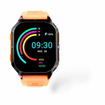 HIFUTURE Ultra3 - Orange Bluetooth Smartwatch With Heart Rate Function HSSW1OG