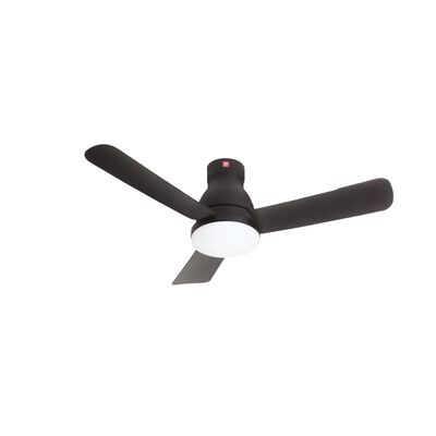 KDK 48 In Dc Ceiling Fan With Led Light (black) U48FP(BK)