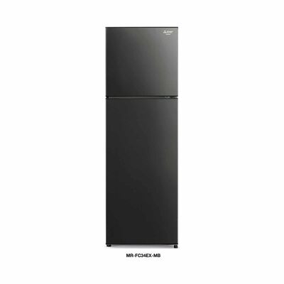 MITSUBISHI Top Mount Frdige (288l) - Matt Black MR-FC34EX-MB-P