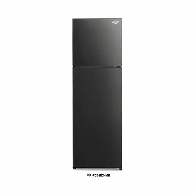 MITSUBISHI Top Mount Frdige (288l) - Matt Black MR-FC34EX-MB-P-image 1