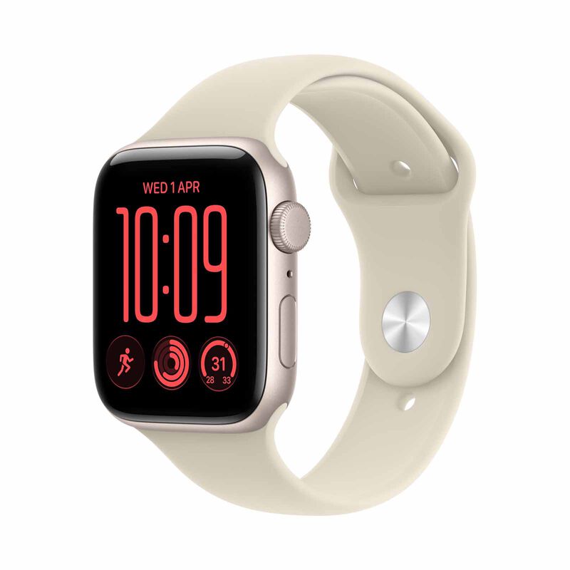 APPLE Watch Se 3 Gps 44mm Starlight Aluminium Case With Sand Sport Band - S/m MJL34X/A-image 2