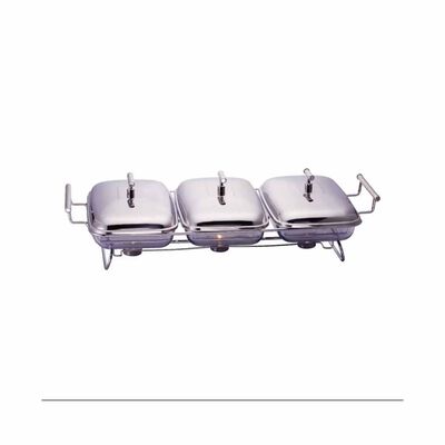 SABINEX Rectangular Food Warmer (3 X 1.5l) KE30