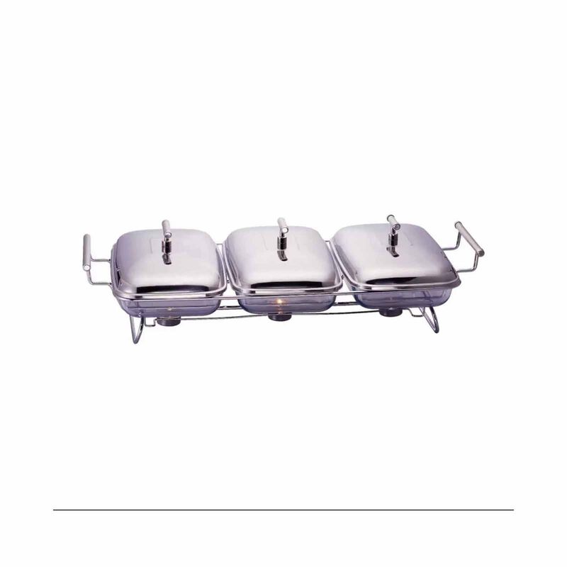 SABINEX Rectangular Food Warmer (3 X 1.5l) KE30-image 1