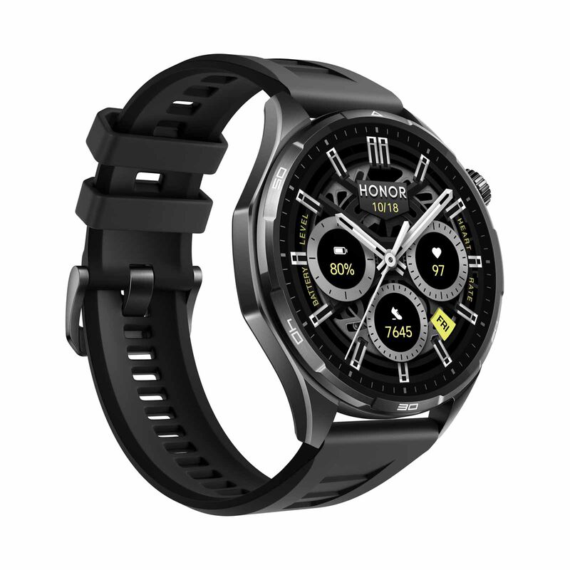 HONOR Watch 6 Std Bt 32mb+4gb Global Ver (shadow Black With Black Fluoroelastomer Strap) ROM-B09-image 2