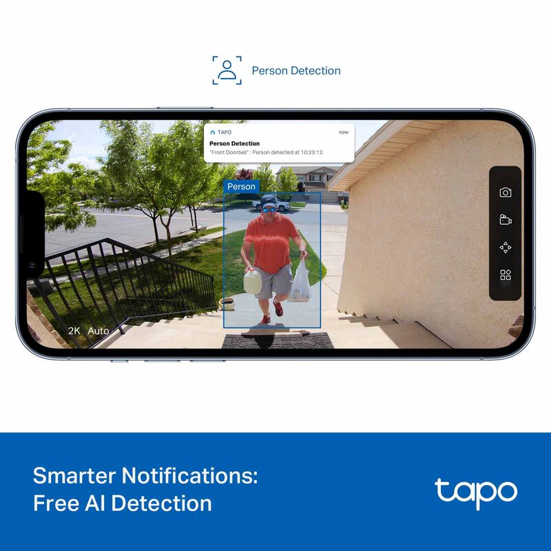 TP LINK Smart Video Doorbell Mini TAPO D205-image 4