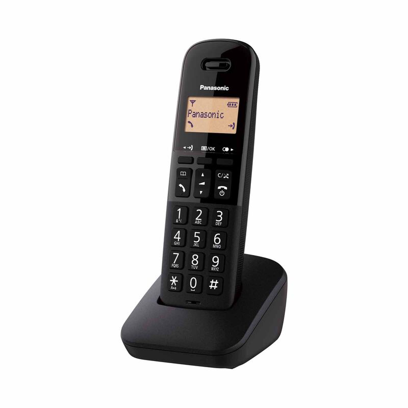 PANASONIC Single Dect Phone With Illuminated Dot-matrix Display KX-TGB310CXB - (BLACK)-image null