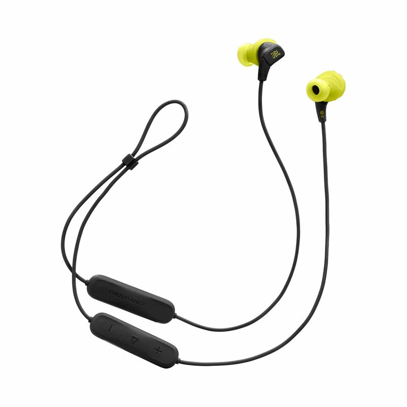 JBL Wireless Sport Headphones ENDURANCE RUN 3 WIRELESS BLACK/LIME-image 1