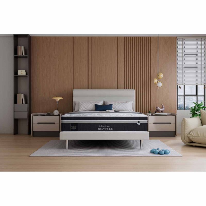 MAXCOIL Queen Size Mattress + Bedframe SPINECARE DRAVELLE-image 6