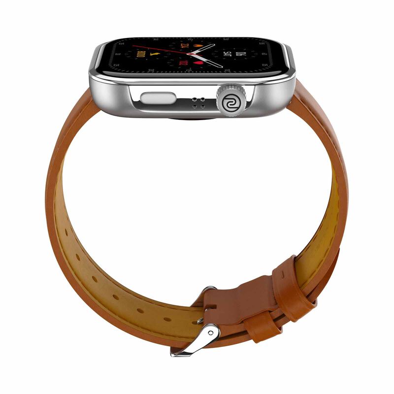NOISE Colorfit Pro 5 Max Smartwatch - Classic Brown WRB-SW-COLORFITPRO5MAX-LTHR-SLVR_BRN-image 3