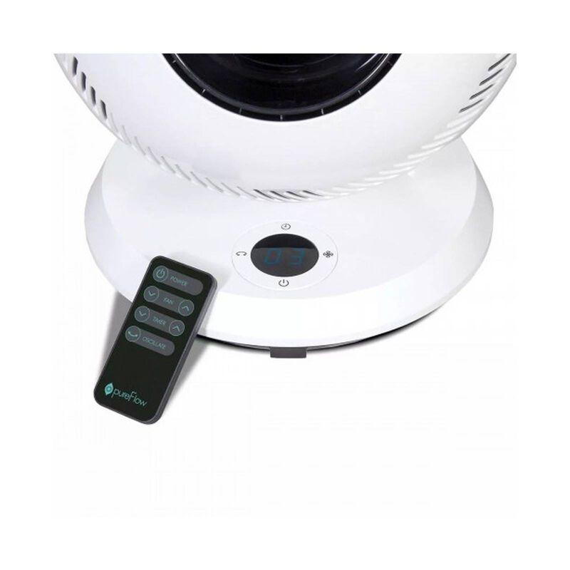 PUREFLOW Bladeless Desk Fan -white QT7-image 3