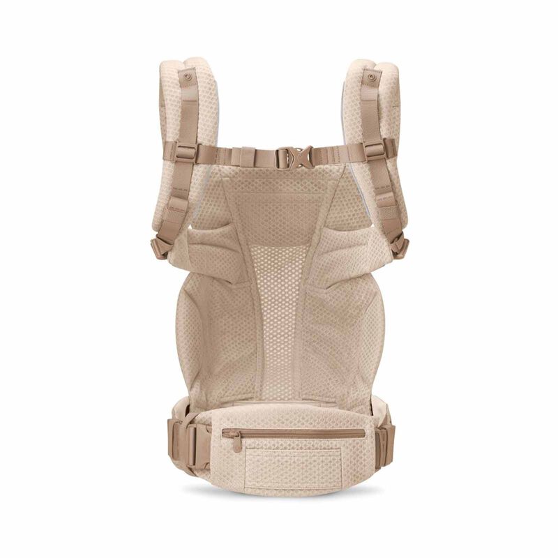ERGOBABY Omni Deluxe All In One Mesh Baby Carrier - Natural Beige - Online Exclusive BCODMNATBGE-image 4