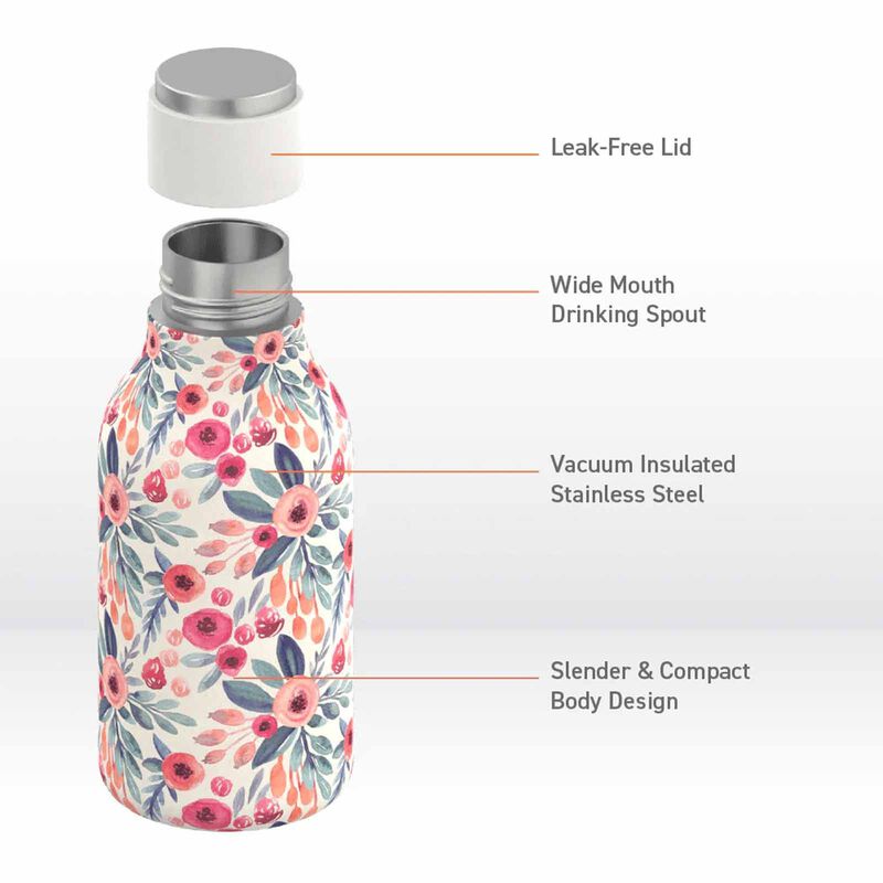 ASOBU Urban Water Bottle Floral 460ml ASBV24FL-image 3
