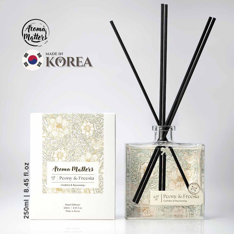 AROMA MATT Peony & Freesia Reed Diffuser 8.45 Fl.oz (250ml) BOTTLE250-PEONY FREESIA-image 2