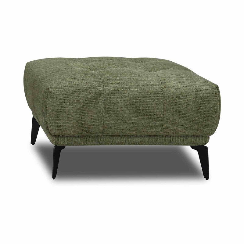 MUZE Ottoman (fab) Cat A Green Fabric MILA-image 1