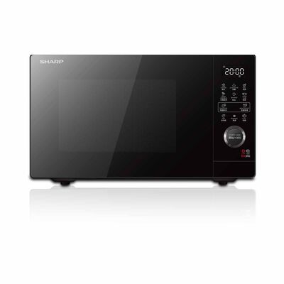 SHARP 20l Solo Microwave Digital - Black R-20SD-B